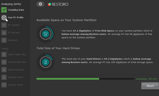 restoro screenshot system optimizer